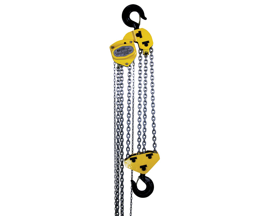 OZ Lifting Premium Chain Hoist, 1/2t- 30t capacity