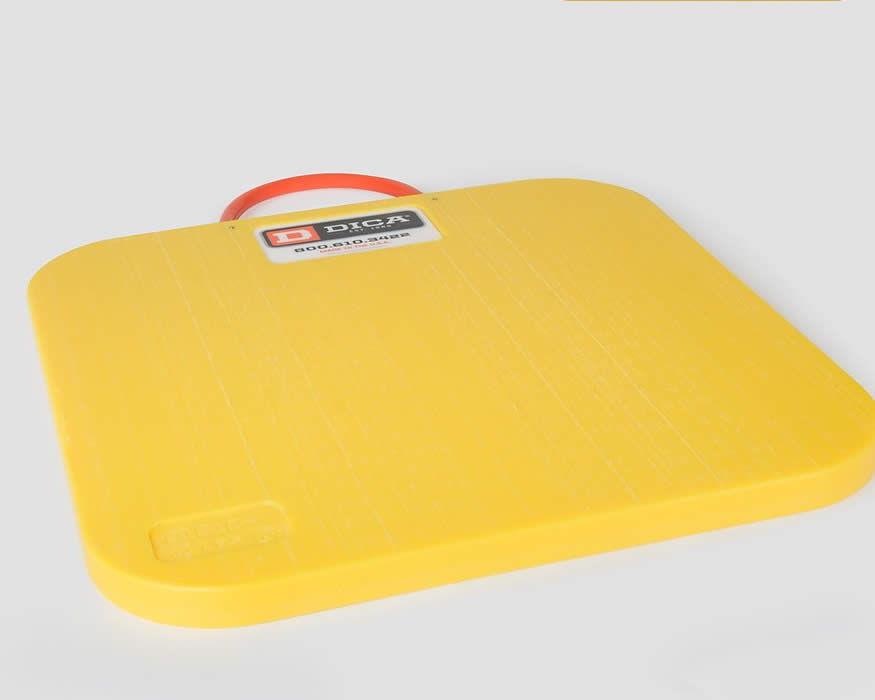 DICA D1818-Y SafetyTech Crane Outrigger Pad 18"x18"x1" 45,000lb capacity (Yellow)