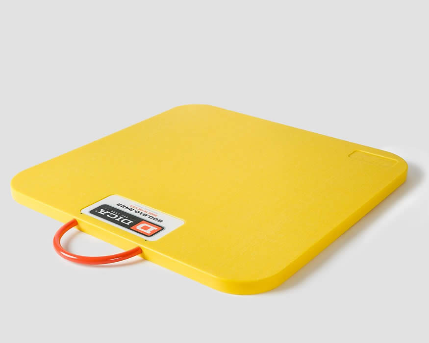 DICA D2424-Y SafetyTech Crane Outrigger Pad 24"x24"x1" 60,000lb capacity (Yellow)