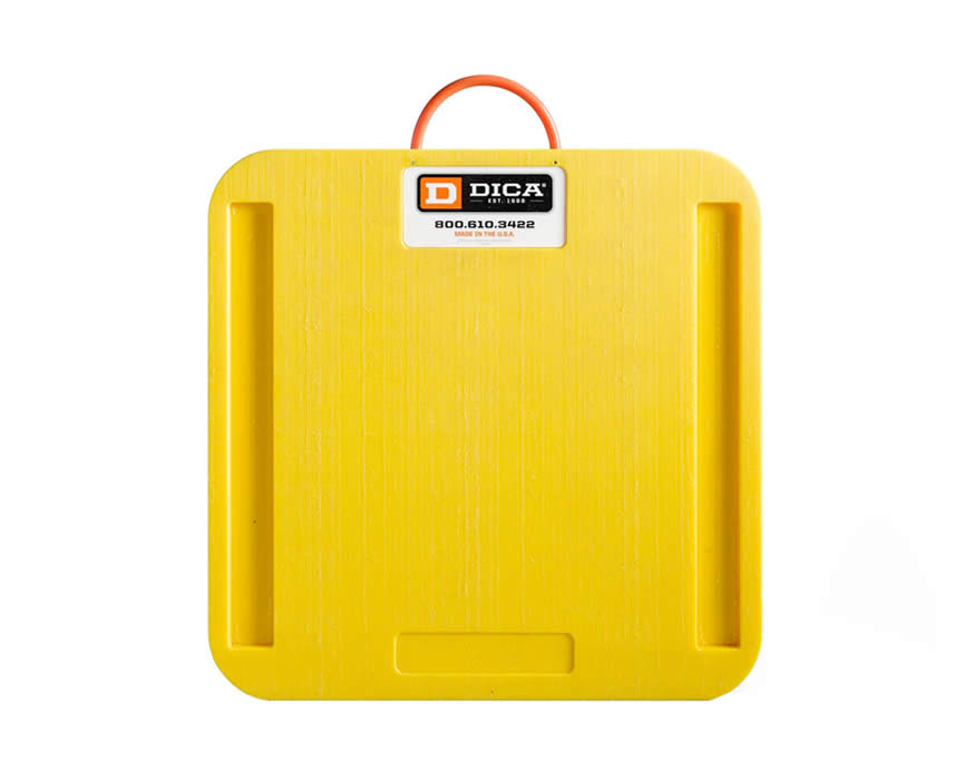DICA PSC-SL-D2424-1.5Y ProStack Cribbing Base Pads 100,000lb capacity (Yellow)