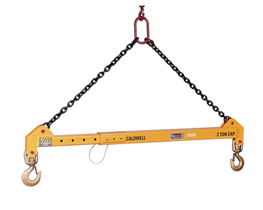 Caldwell Adjustable Spreader Beam, 2t- 10t with rigging
