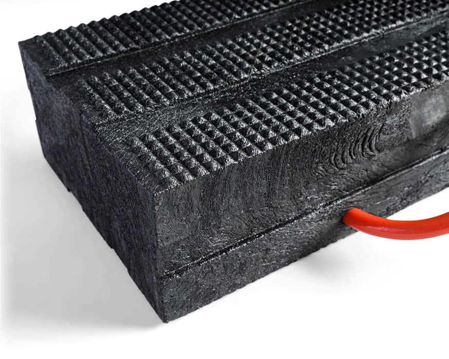 DICA PSC-2412-6 ProStack Cribbing Blocks with Pyramid Locking 110,000lb capacity (Black)