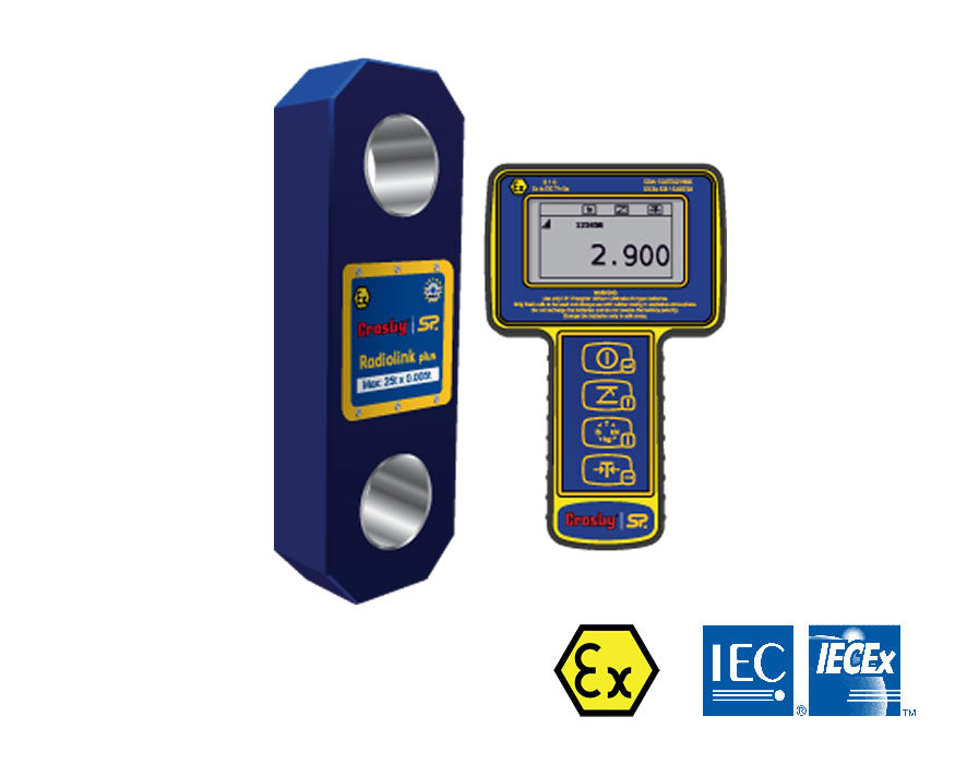 Crosby Straightpoint Radiolink Hazardous Area Loadcell, 1t- 500t capacity