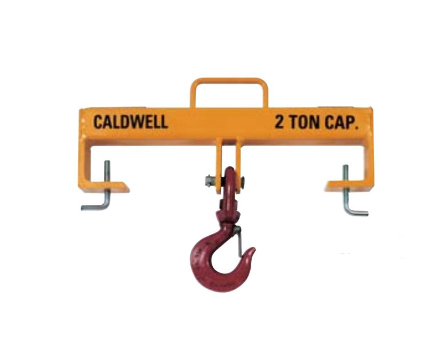 Caldwell Single Hook Forklift Beam, 4,000lb- 10,000lb capacity